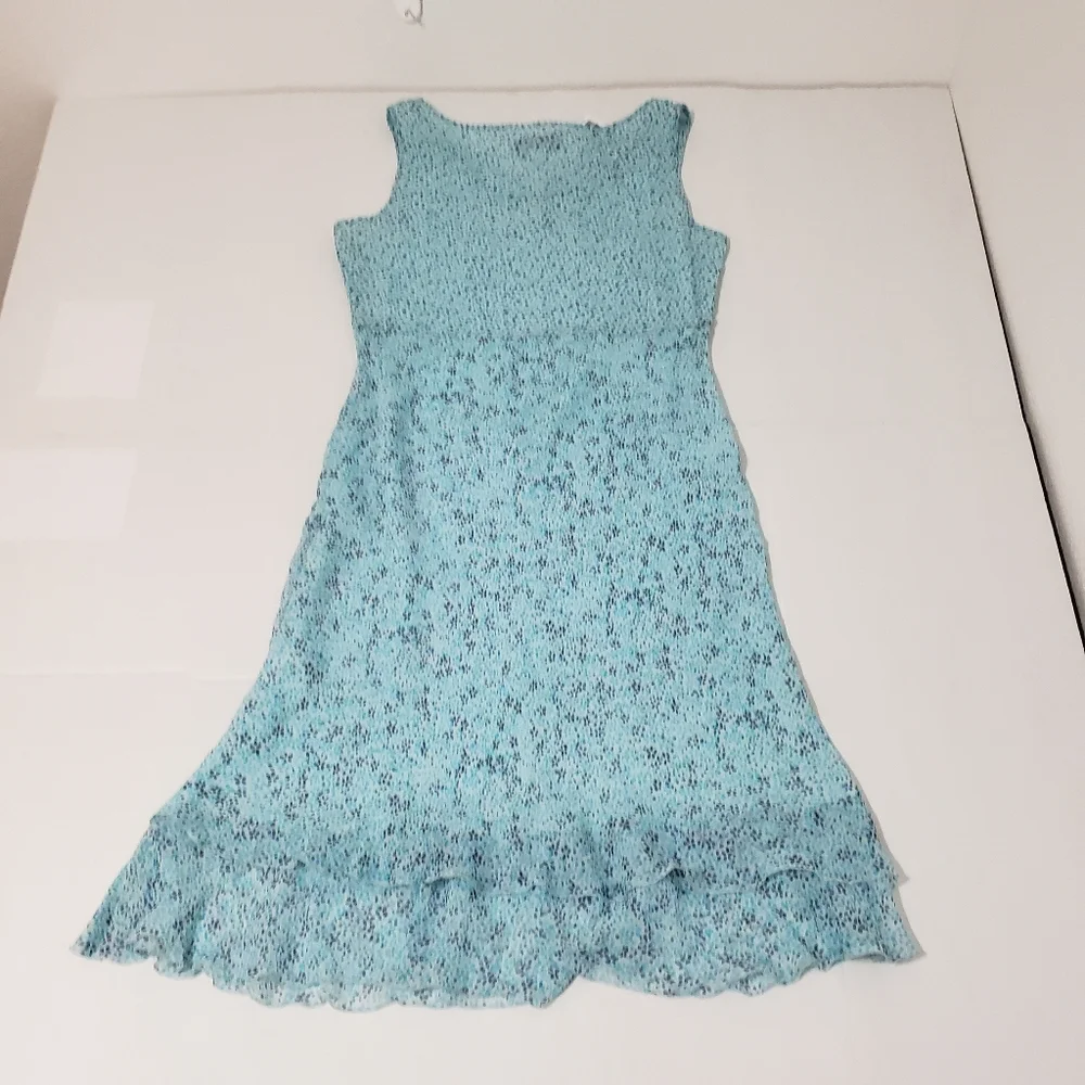 Petite Sophisticate dress Women's size 4 blue floral nwt - Picture 2 of 8
